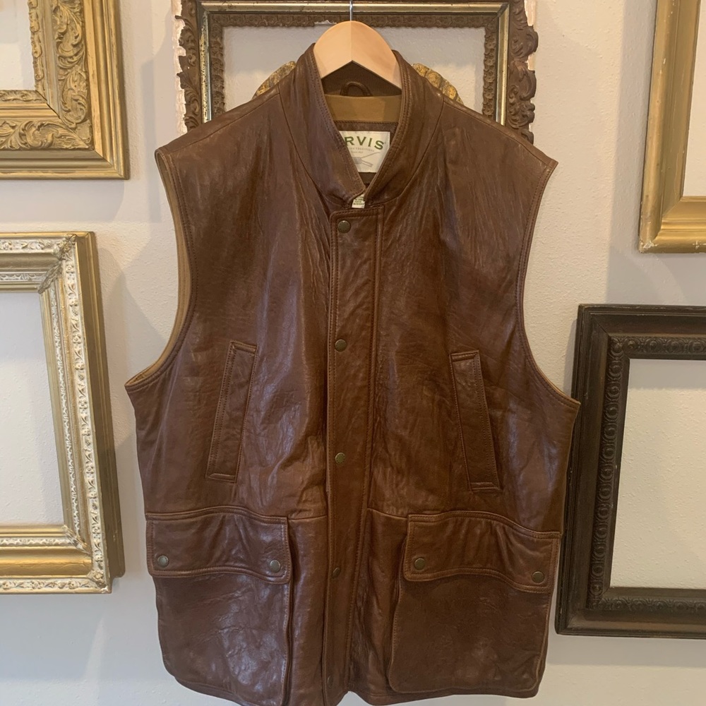 100% Leather Men’s Vest